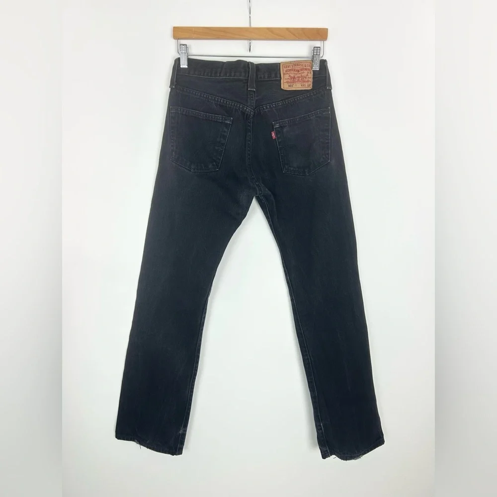 Levi’s 501 washed Black Denim 30 x 32 100% cotton